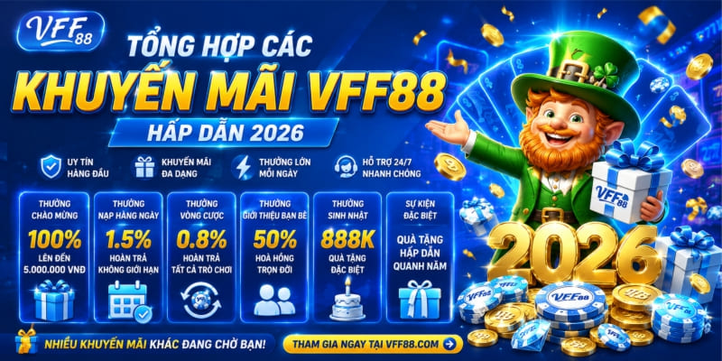 Tổng hợp các khuyến mãi vff88 hấp dẫn 2026