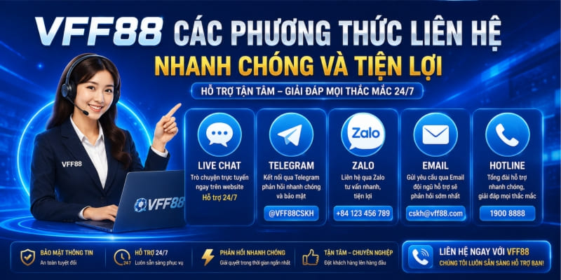 Các phương thức liên hệ VFF88 nhanh chóng và tiện lợi